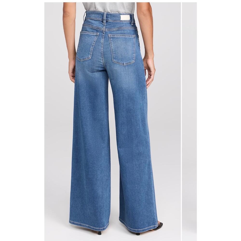 DL1961 Hepburn wide leg jeans river bank sz 30 $229 - Picture 2 of 6